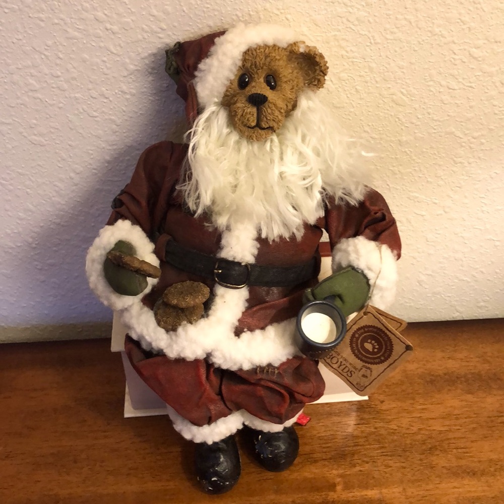 Christmas  BOYD’S BEAR “KRINKLECLAUS”SHELF BEAR